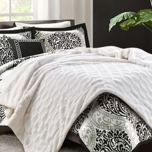 White Faux Fur Blanket